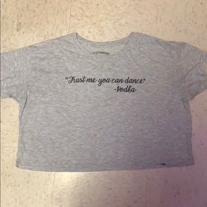 Fun and flared crop top